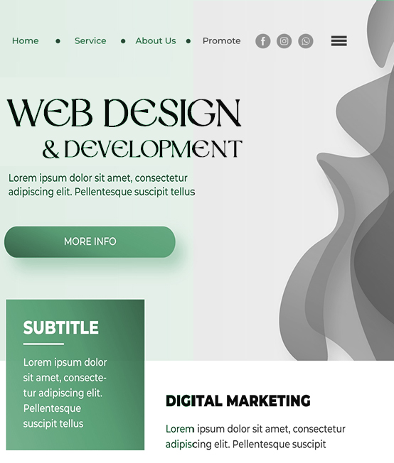 webdesign sample2 طراحی سایت، هاست لینوکس،سئو، ریپورتاژ