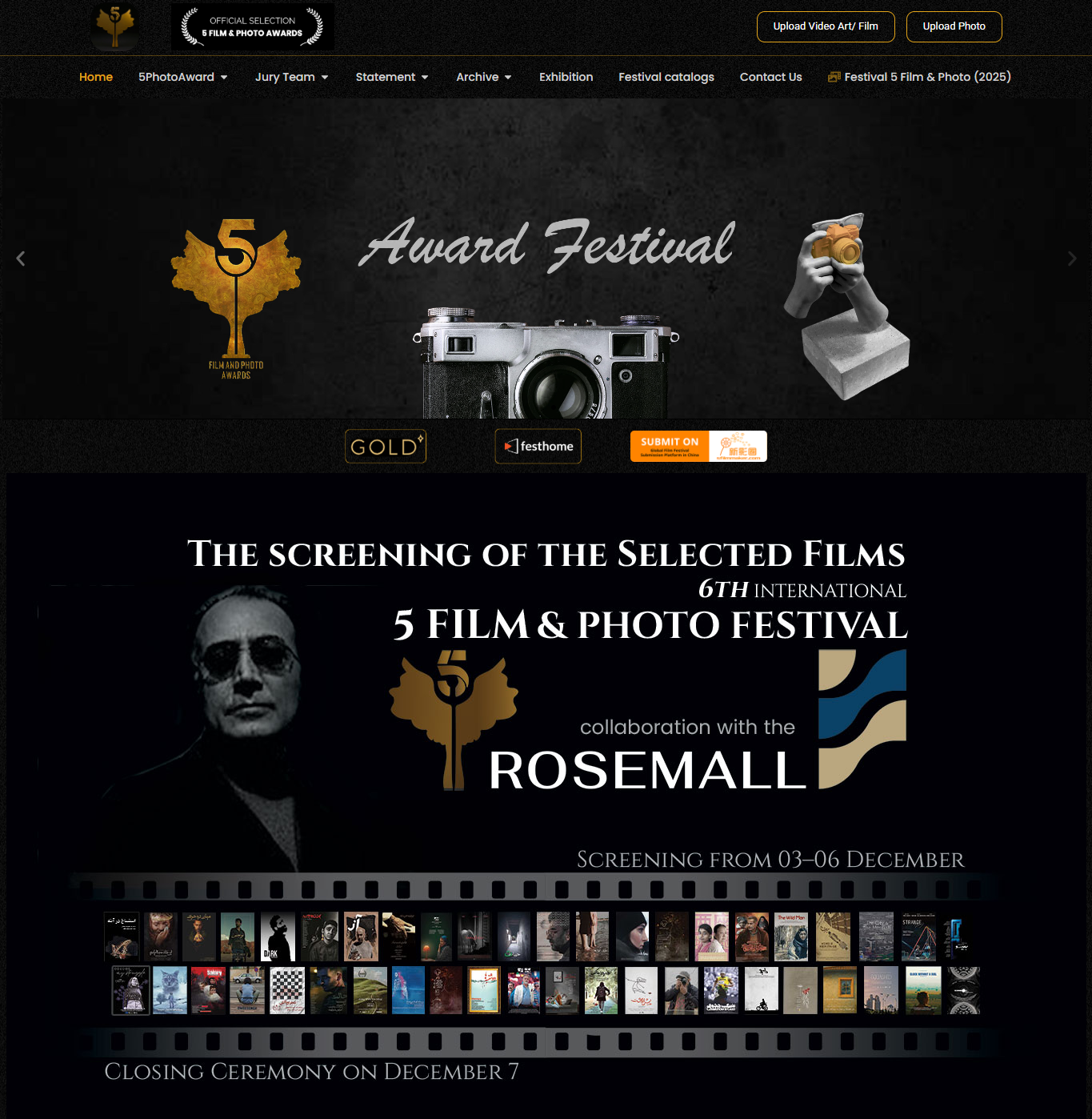 5photo1 1 نمونه کار طراحی سایت بین المللی 5photoaward