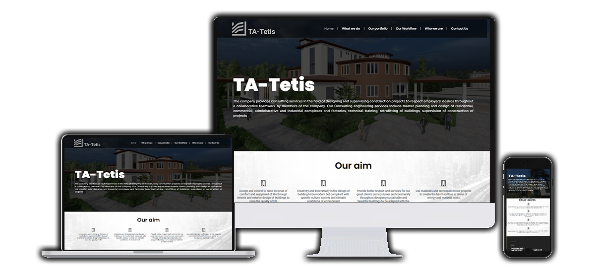 tatetis0 طراحی وب سایت شرکت ساختمانی تاتتیس